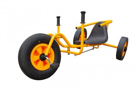 Tricycle RABO Twister en acier pour enfants de 5 à 12 ans et son siège réglable