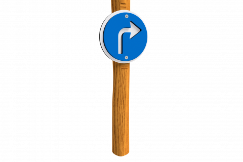 13 Panneaux de signalisation routière sur poteaux  imputrescibles pour circuits routiers et apprentissage du Code de la route