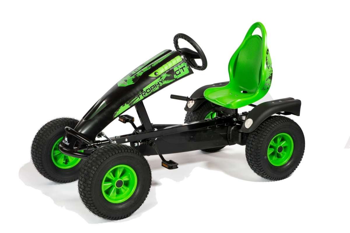 Dino Cars Kart à pédales Edition BF1 5 ans et + existe en Vert, rouge