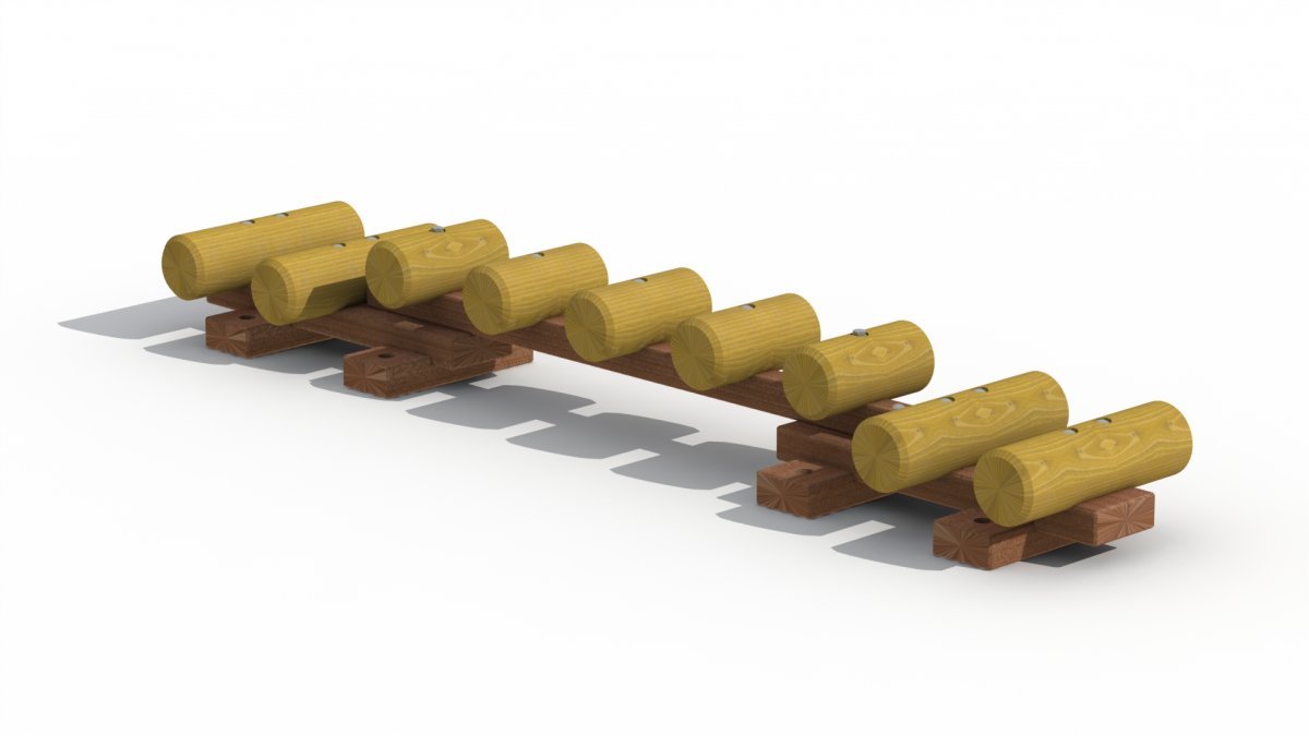 Parcours petite enfance - Dos de crocodile