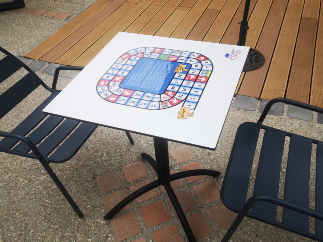 Table de jeux de l'Oie