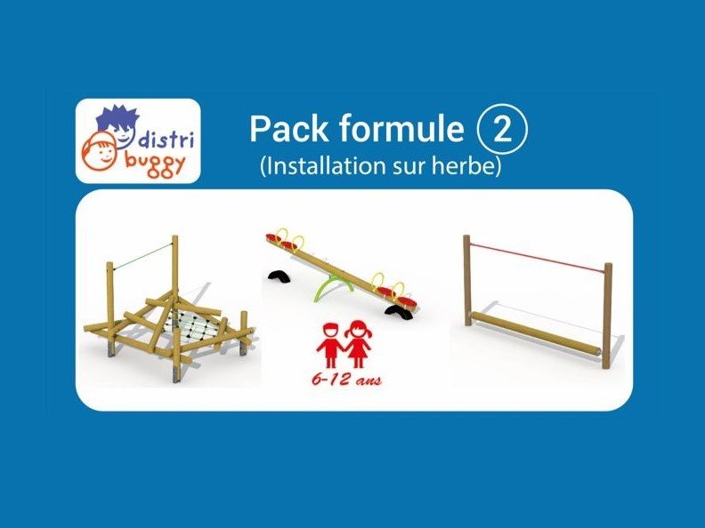 Trio de jeux à grimper pour enfants de 6 - 12 ans en bois marque Europlay