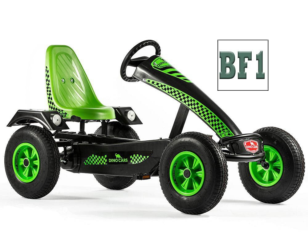 Kart à pédales Go-Kart Super Sport BF1 (Vert) pour enfants et adolescents