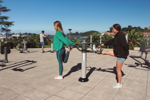 Fitness de plein air Etirement Jambes en acier