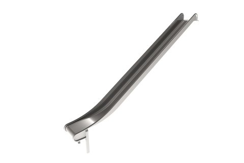 Toboggan Inox de hauteur 2250 mm Aisi 304 pour fixation sur plateforme ou talus