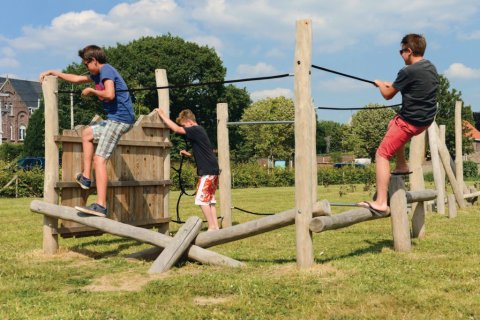 Jeux à grimper et à escalader en Robinier