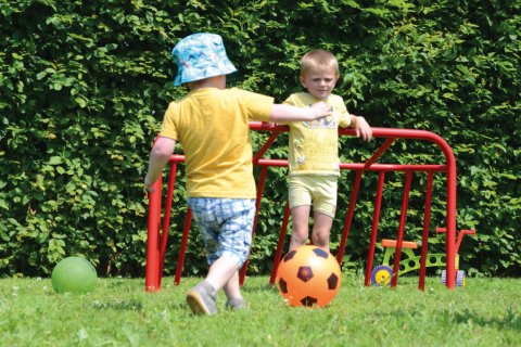 multi-But de foot en bois et métal sans barre fixe Europlay