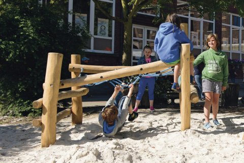 Jeux à grimper et à escalader en Robinier