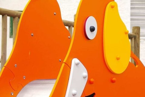 Toboggan Eléphant pour enfant de 1 à 9 ans