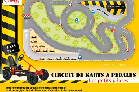 Speedy Off road Kart à pédales enfant 3 ans et +