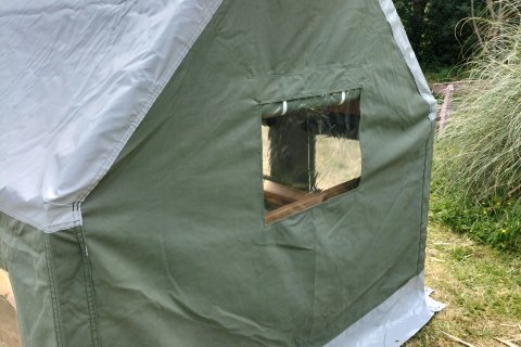 Lodge version toile intégrale verte spécial camping de la marque Merry lodge