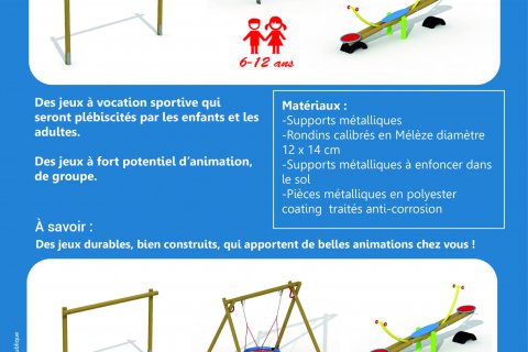 Trio de jeux sportifs pour enfants de 6 - 12 ans Europlay