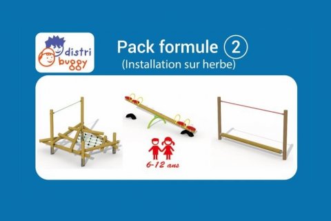 Trio de jeux à grimper pour enfants de 6 - 12 ans en bois marque Europlay