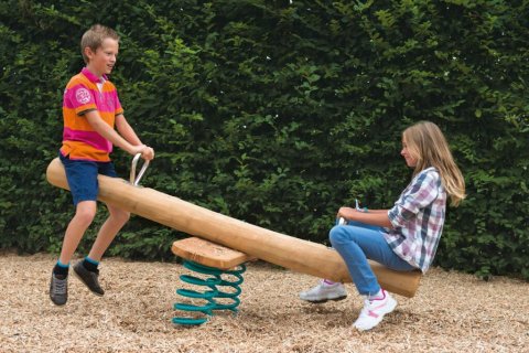 Jeux à bascule en Robinier de 2 à 10 ans