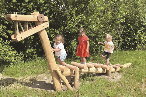 Dragon en Robinier pour enfants de 4 à 15 ans