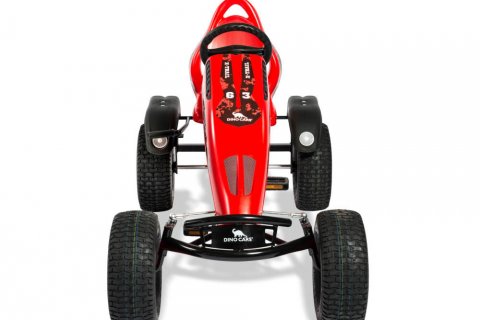 Kart à pédales Go-Kart X-Trail BF1 (Noir/Rouge) pour enfants et adolescents