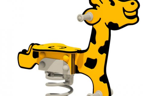 aire de Jeux sur ressort Gigi la Girafe Wickey