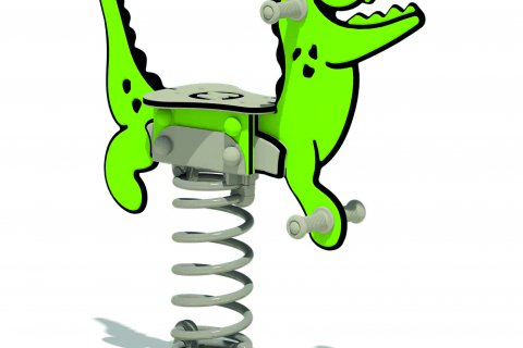 Aire de jeu sur ressort Rex Le Crocodile Wickey