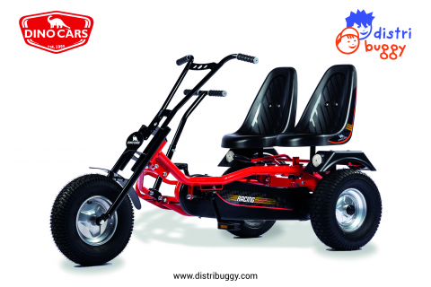 Dino Cars Kart à pédales 2 Rider ZF  pour 5 ans et +
