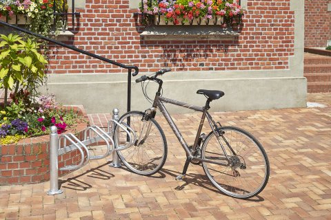 Ratelier 3 vélos  en acier galvanisé