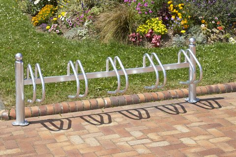 Ratelier 5 vélos en acier galvanisé