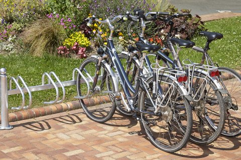 Ratelier 5 vélos en acier galvanisé