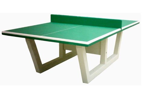 Table de ping pong en beton vert