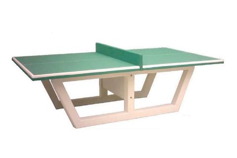 Table de ping pong en beton vert